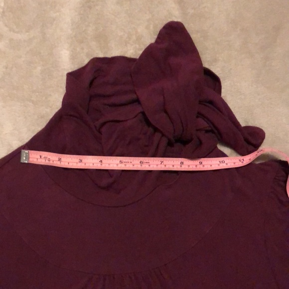 Burgundy/Wine INC Turtleneck, Size XL - Picture 9 of 10